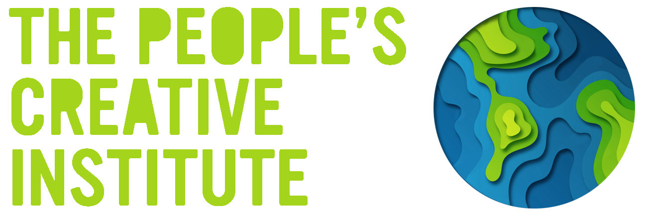 The People's Creative Institute - colorful globe logo